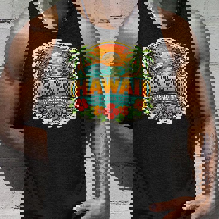 ハワイ アロハ州立大学 お土産 訪問者 記念品 ハワイアン タンクトップ 彼への贈り物