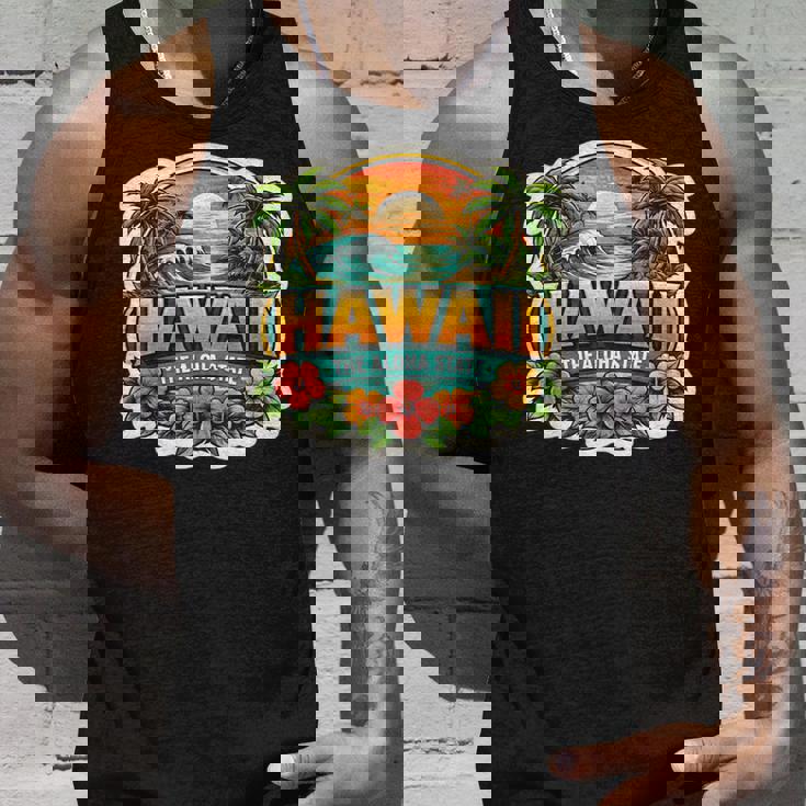 ハワイ アロハ州立大学 お土産 訪問者 記念品 ハワイアン 長袖tシャツ タンクトップ 彼への贈り物