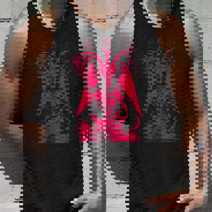 バフォメットオカルトヤギ悪魔崇拝サタンデーモン召喚 タンクトップ 彼への贈り物