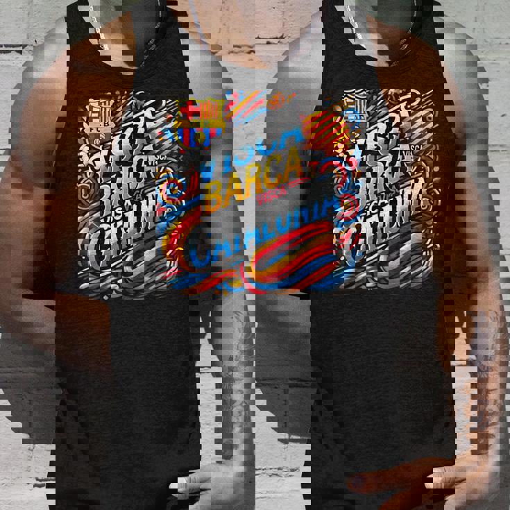 バルセロナ フットボール クラブ スペイン エスパーナ バルセロナ メンズ レディース タンクトップ 彼への贈り物