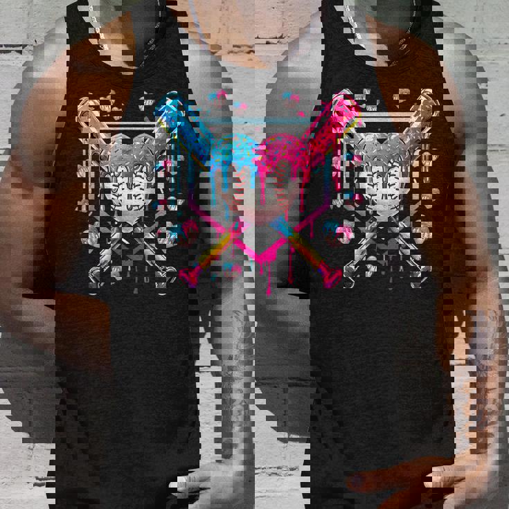 バレンタイン 野球 ハート 滴る アイスクリーム ミニハート タンクトップ 彼への贈り物