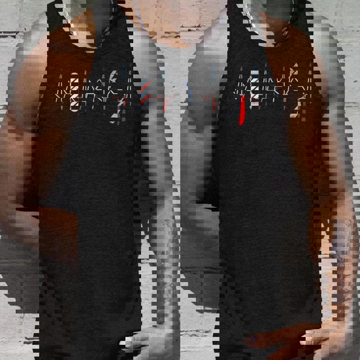 バーバー ポール ファニー シャツ ヘアカット コーム 刃 ひげ ハートビート タンクトップ 彼への贈り物