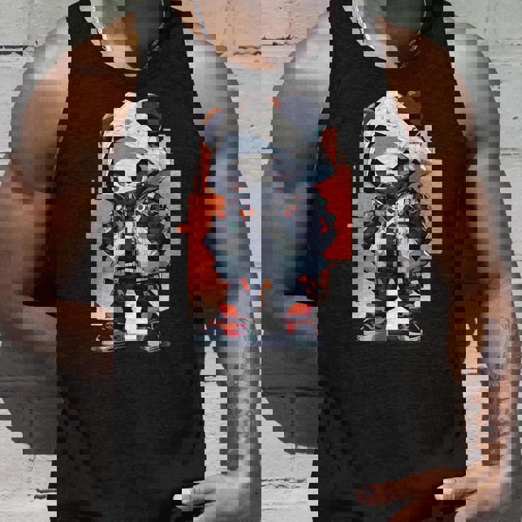 パンダ ストリート 都会 ヒーロー タンクトップ 彼への贈り物