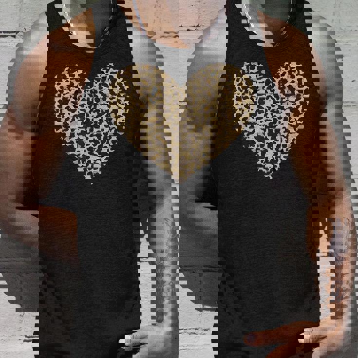 ヒョウ柄ハートソフトベージュ タンクトップ 彼への贈り物