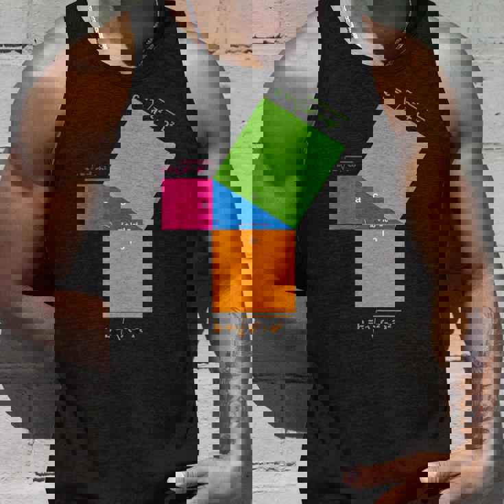 ピタゴラスの定理 教師と生徒のための数学の数式 タンクトップ 彼への贈り物