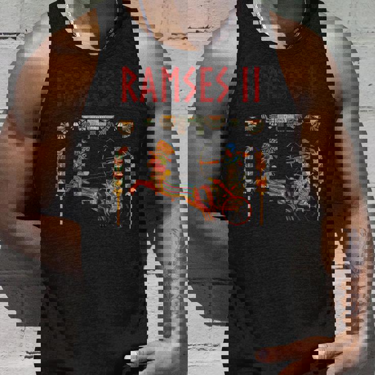 ファラオ・ラムセス2世 戦車 古代エジプト タンクトップ 彼への贈り物