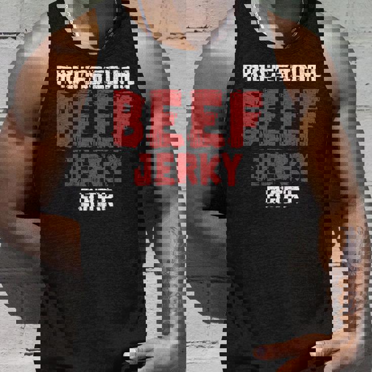 プロフェッショナル・ビーフ・ジャーキー・イーター 肉好き 長袖tシャツ タンクトップ 彼への贈り物