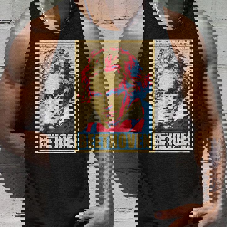 ベートーベン クラシカル音楽作曲家 レトロ タンクトップ 彼への贈り物