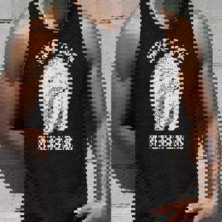 ホッキョクグマを救え 絶滅危惧種の北極動物 タンクトップ 彼への贈り物