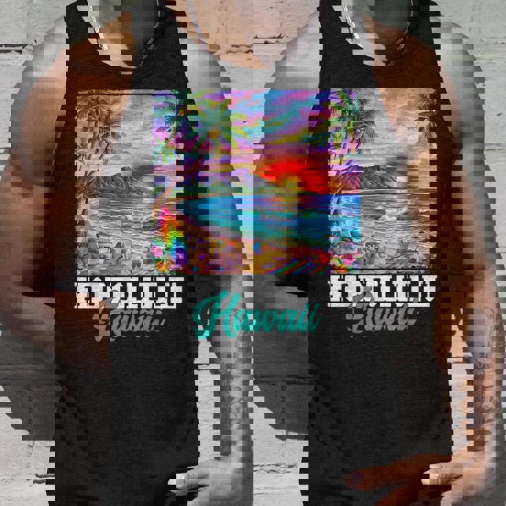 ホノルル ハワイ ハワイアン 波 ビーチ 夏 サーフィン レトロ タンクトップ 彼への贈り物