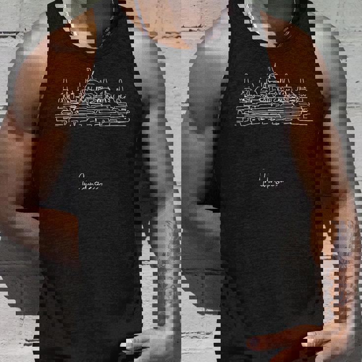 ボロブドゥール寺院 バラブドゥール仏教 インドネシア タンクトップ 彼への贈り物