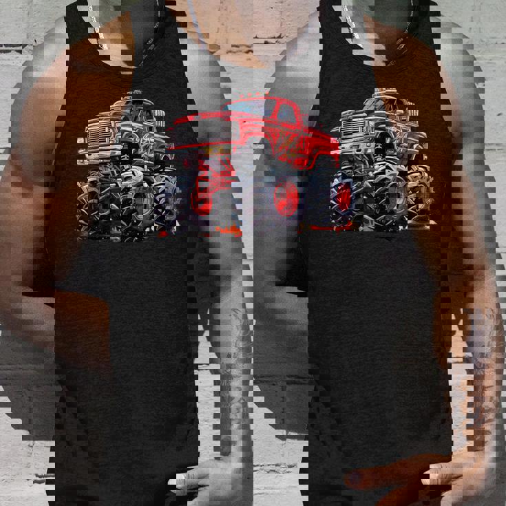 モンスタートラック 幼児用 キッズ レトロ ヴィンテージ モンスタートラック タンクトップ 彼への贈り物