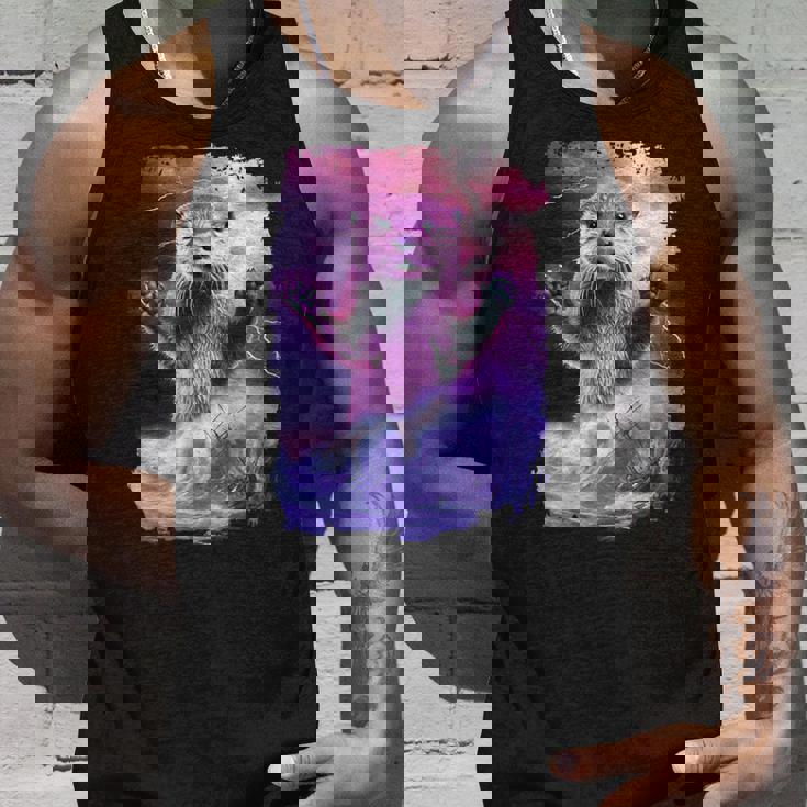 モンスター・クラーケン カワウソ神話 深海の生き物 タンクトップ 彼への贈り物