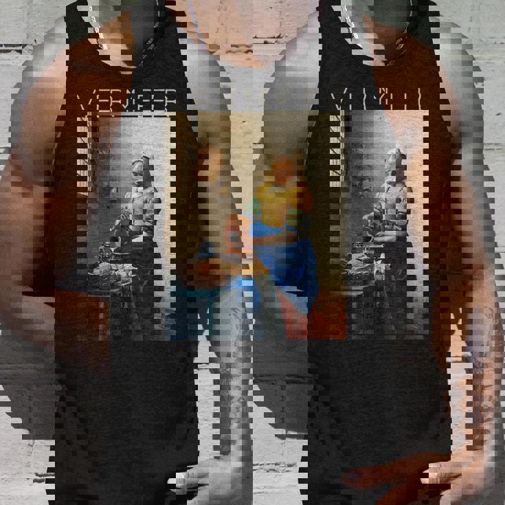 ヨハネス・フェルメール 芸術家のための芸術 ミルクメイド タンクトップ 彼への贈り物