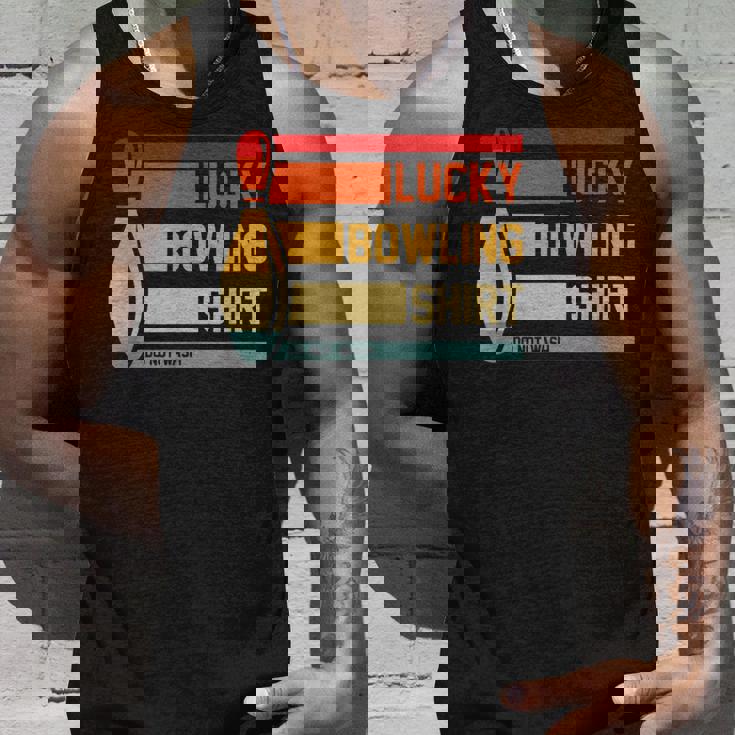 ラッキーボーリングシャツ おもしろボーリングトーナメントボウラーヴィンテージ タンクトップ 彼への贈り物