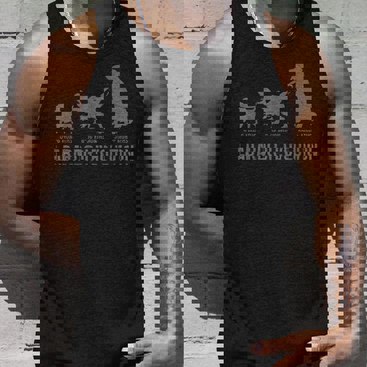 ラブラドールエボリューション おもしろい ラブラドールレトリバー ママ パパ 犬 タンクトップ 彼への贈り物