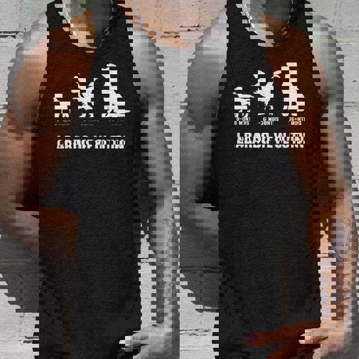 ラブラドールレトリバー エボリューションデザイン ラブラドールオーナー向け 長袖tシャツ タンクトップ 彼への贈り物