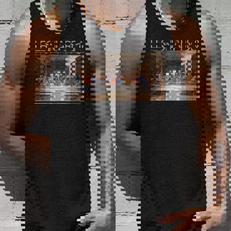 レオナルド ダヴィンチ 面白いtシャツ アート 絵画 メンズ 面白い 服 美術 おもしろ ネタ タンクトップ 彼への贈り物