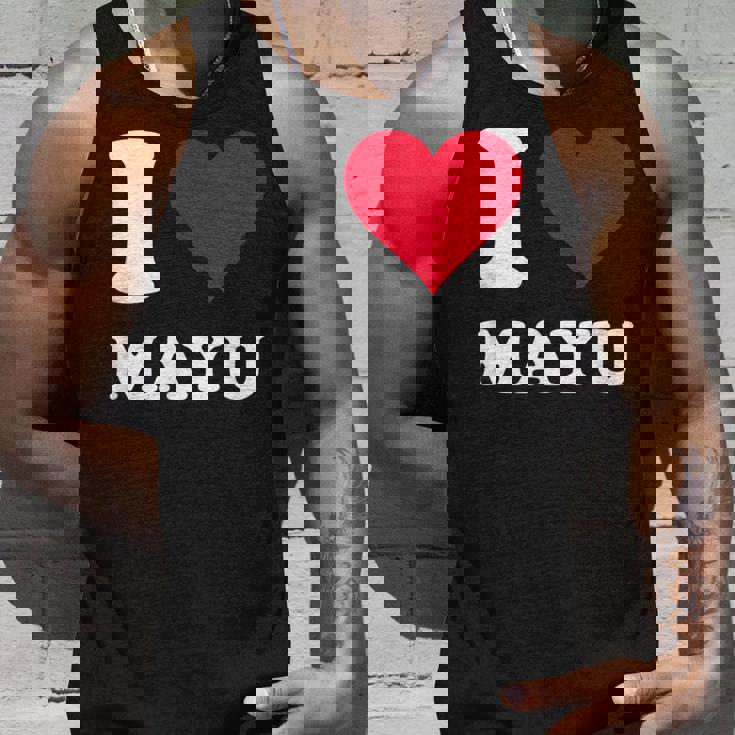 レッドハート I Love Mayu タンクトップ 彼への贈り物