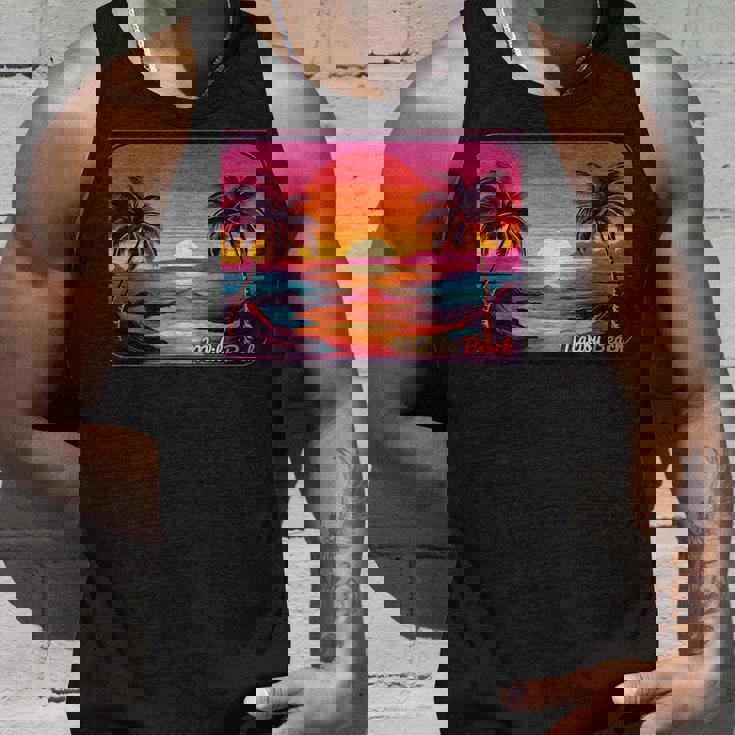 レトロ サンセット マリブビーチ タンクトップ 彼への贈り物