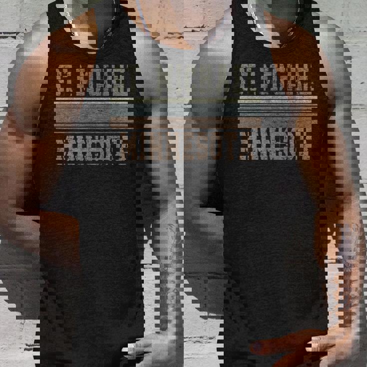 レトロ セントマイケル ミネソタ 長袖tシャツ タンクトップ 彼への贈り物