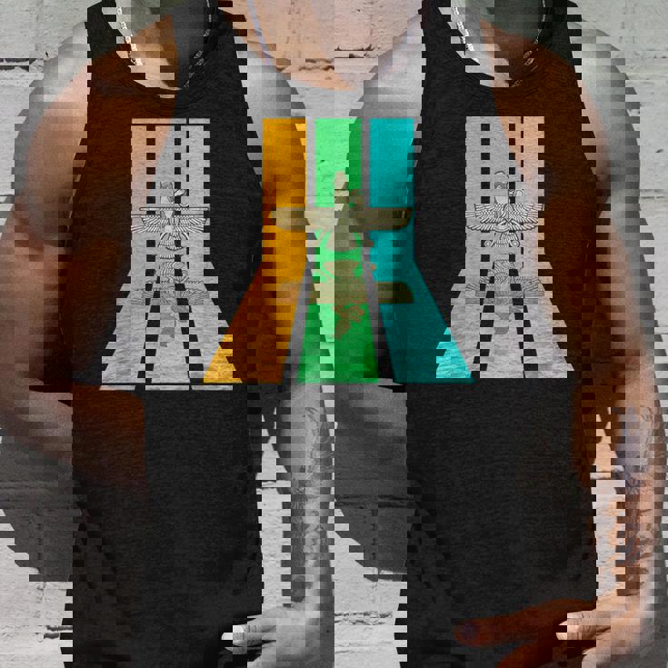 レトロ80年代ヴィンテージ風アヌンナキ タンクトップ 彼への贈り物