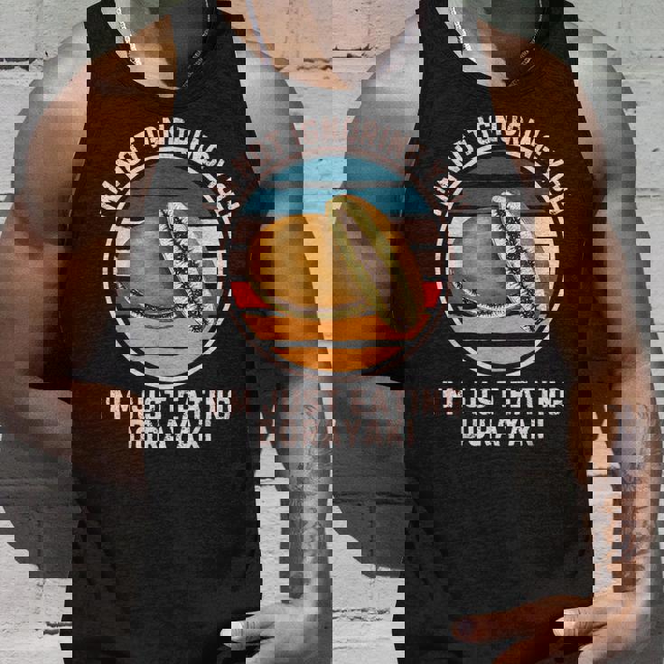 レトロどら焼き 俺は君を無視しない ただ食べているだけどら焼き タンクトップ 彼への贈り物