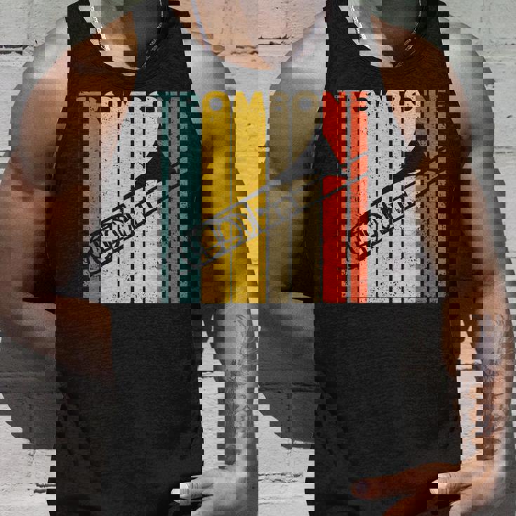 レトロトロンボーン I マーチングバンド I 吹奏楽部 I トロンボーン タンクトップ 彼への贈り物