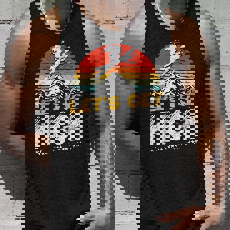 レトロヴィンテージスキー Let's Get High 長袖tシャツ タンクトップ 彼への贈り物