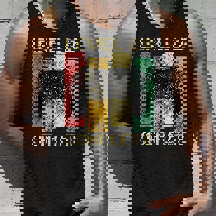 レベル20コンプリート20歳誕生日プレゼントゲーマー タンクトップ 彼への贈り物