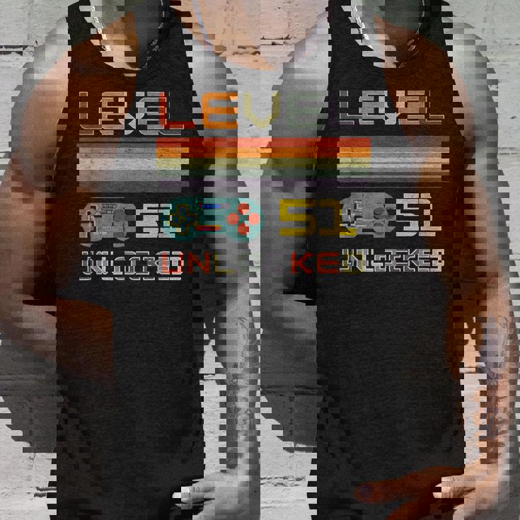 レベル51 アンロック ゲーマー 51歳の誕生日 タンクトップ 彼への贈り物