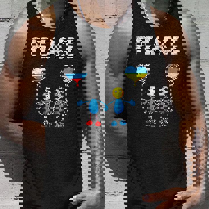 ロシアとウクライナの間の平和 長袖tシャツ タンクトップ 彼への贈り物