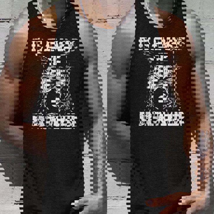 ロックミュージックドラマー タンクトップ 彼への贈り物