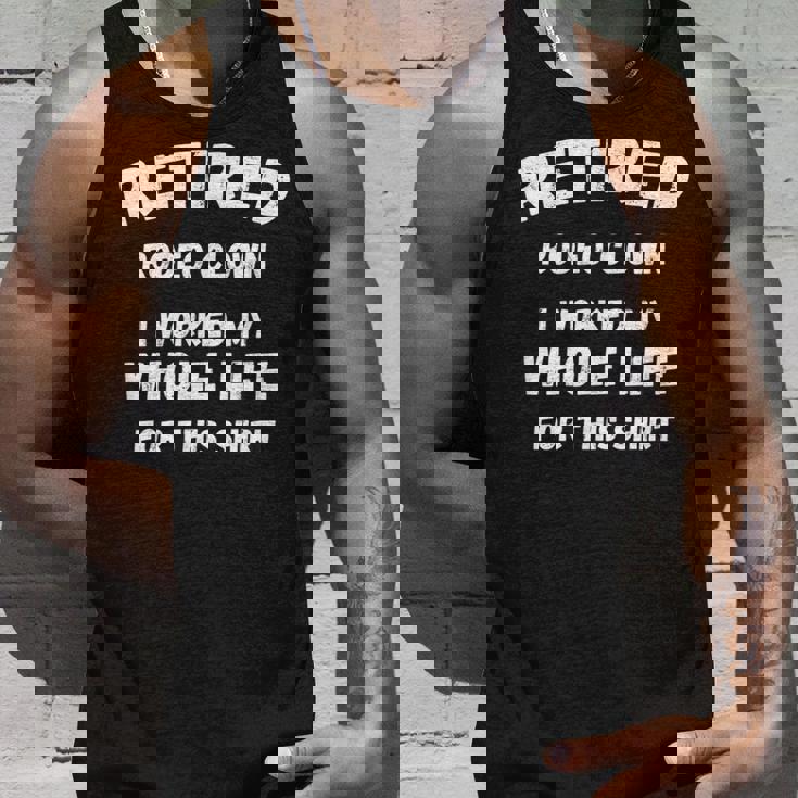 ロデオ・クラウン私はこれのために一生働いた タンクトップ 彼への贈り物
