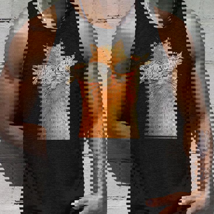 ヴィンテージ かわいい 面白い 猫 2匹の魚が目についた 恋人 気まぐれな タンクトップ 彼への贈り物