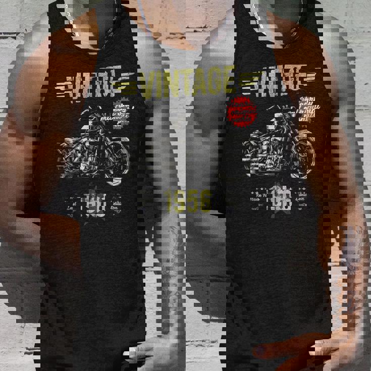 ヴィンテージ クラシック 誕生 1956 70歳の誕生日 レトロ バイク タンクトップ 彼への贈り物