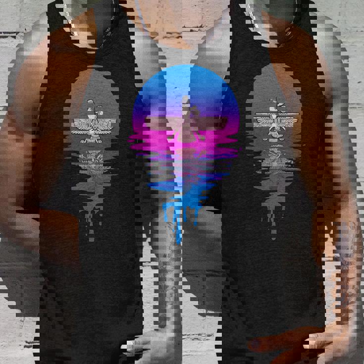 ヴィンテージ レトロ 夕日 アヌンナキ 長袖tシャツ タンクトップ 彼への贈り物