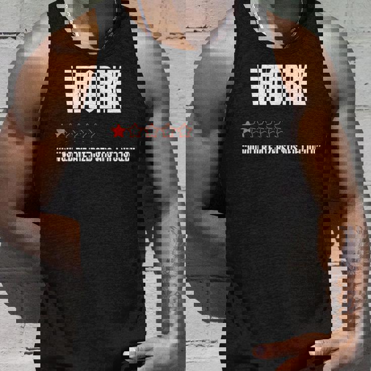 仕事で星ゼロだと1つ星評価面白い仕事が嫌いだ タンクトップ 彼への贈り物