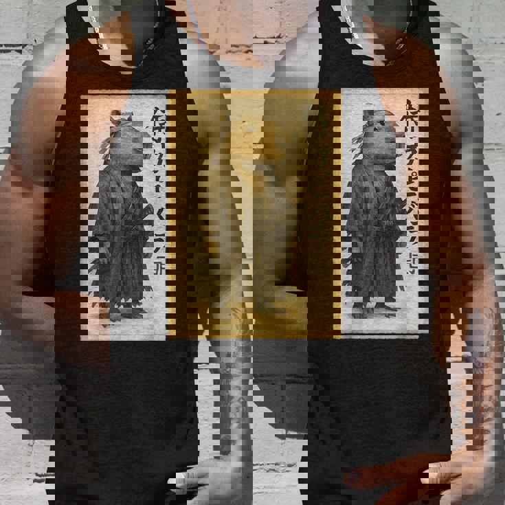 侍カピバラジャパン ビンテージアート タンクトップ 彼への贈り物