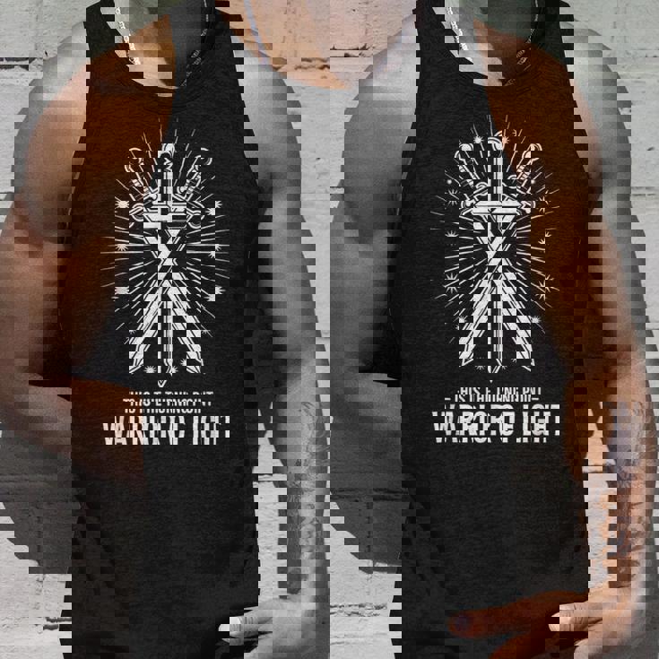 光の戦士 Warrior Of Light This Is The Turning Point 交差する剣 タンクトップ 彼への贈り物