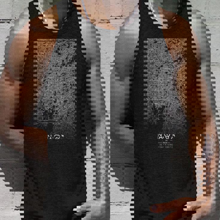 名古屋ジャパン おもしろ街のコーディネイト スカイライン 街地図 タンクトップ 彼への贈り物
