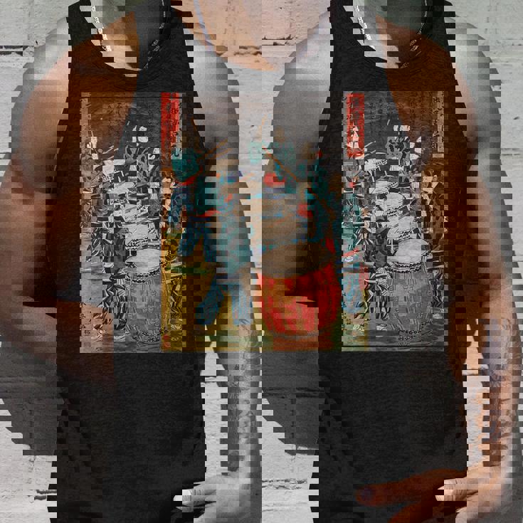 太鼓 太鼓 日本文化 日本 太鼓 音楽 楽器 タンクトップ 彼への贈り物