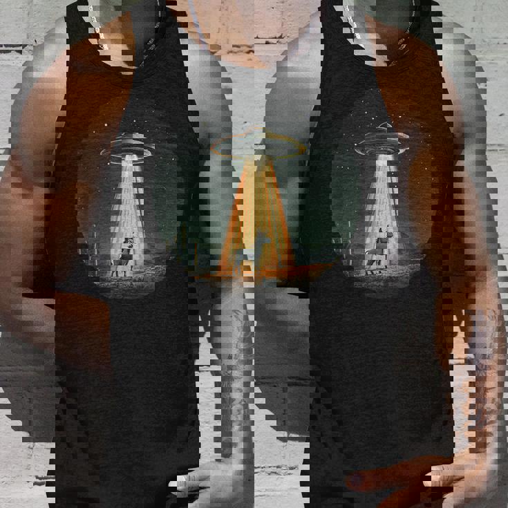 宇宙宇宙人のためにufoに誘拐された宇宙好きのロバ タンクトップ 彼への贈り物