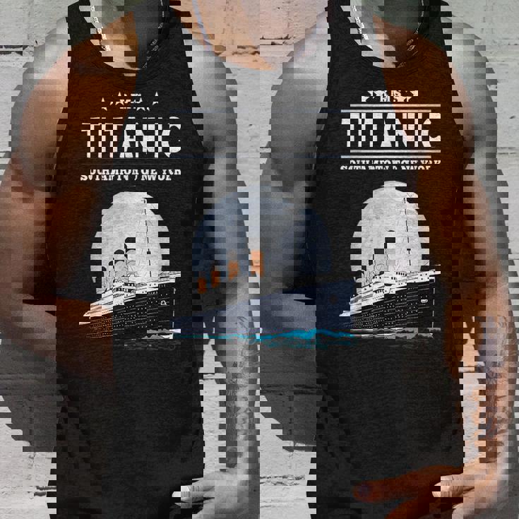 息子のための1912年のヴィンテージタイタニック航海船クルーズギフト タンクトップ 彼への贈り物