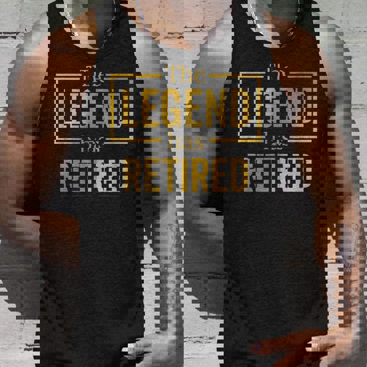 昔は同僚の定年退職祝いに、レジェンドと一緒に働いてた タンクトップ 彼への贈り物