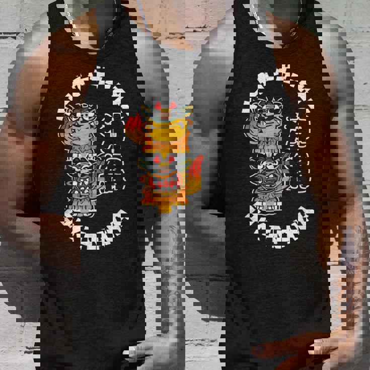 沖縄ジャパン シーサーガーディアンライオンズ 日本漢字お土産 タンクトップ 彼への贈り物