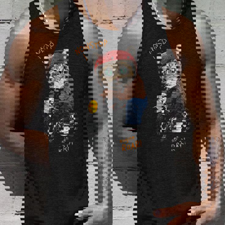 猫 バイク オートバイ おもしろ ねこ ライダース バイカー 面白い ネコ 長袖tシャツ タンクトップ 彼への贈り物