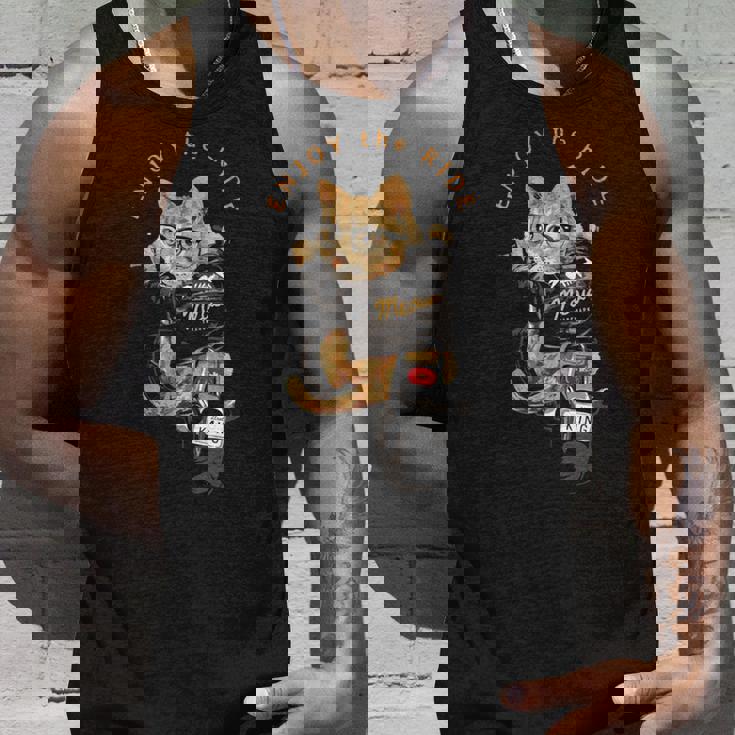 猫 おもしろ バイク オートバイ ねこ ライダース バイカー 面白い ネコ 長袖tシャツ タンクトップ 彼への贈り物