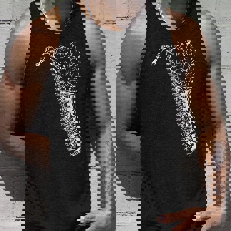 猫とサックス サクソフォン奏者 猫の飼い主 サックス タンクトップ 彼への贈り物