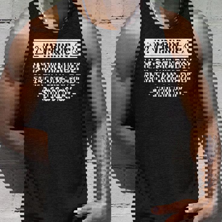 社会学を愛する人への面白いギフト。 タンクトップ 彼への贈り物